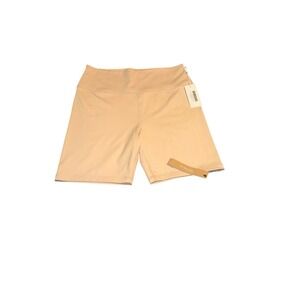 Reformation Nude Bike‎ Shorts High-Waisted Stretch Ecomove High Rise 7" 1X